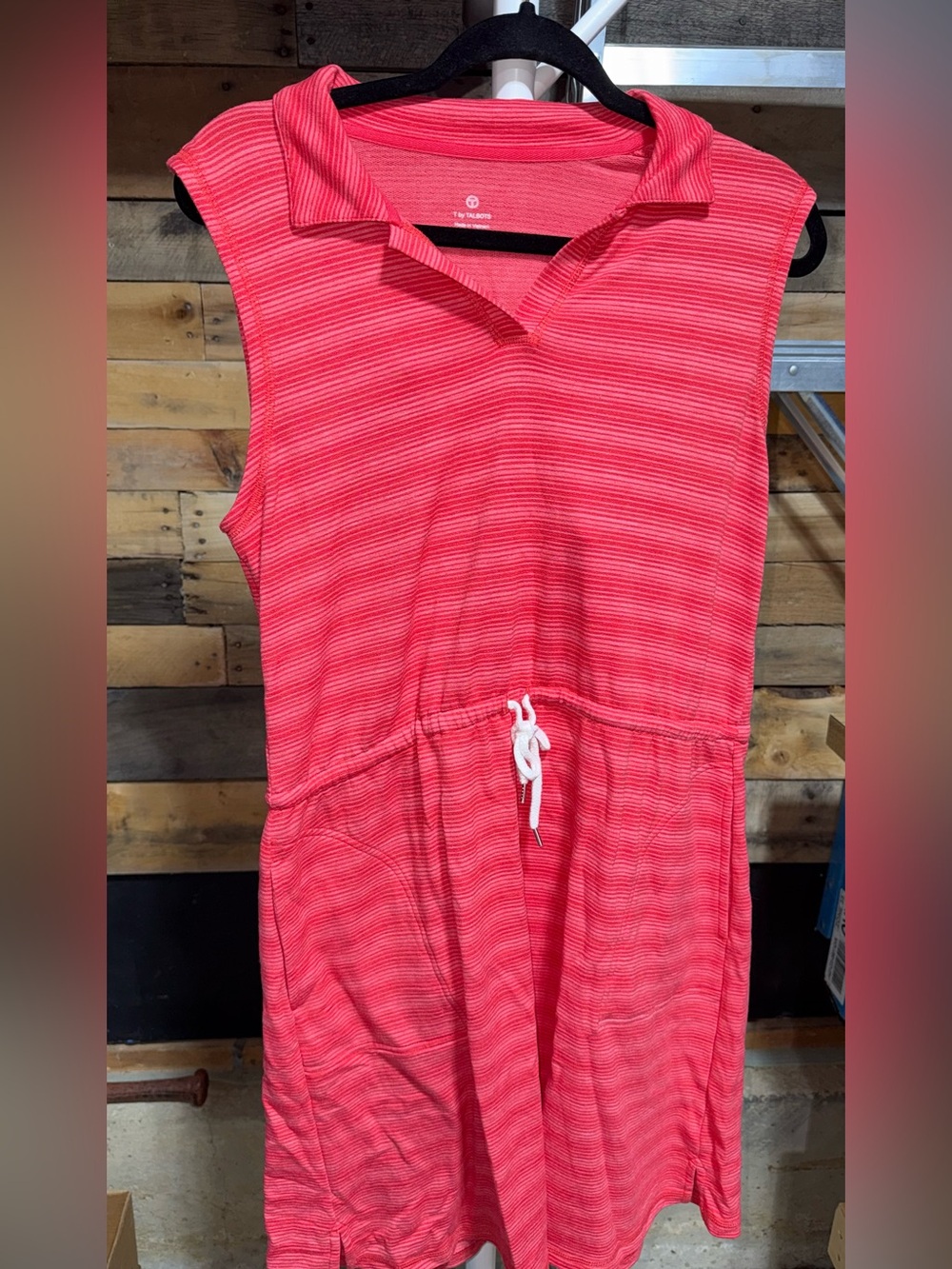T by Talbots Coral Active Woman’s Dress Size Petite Large